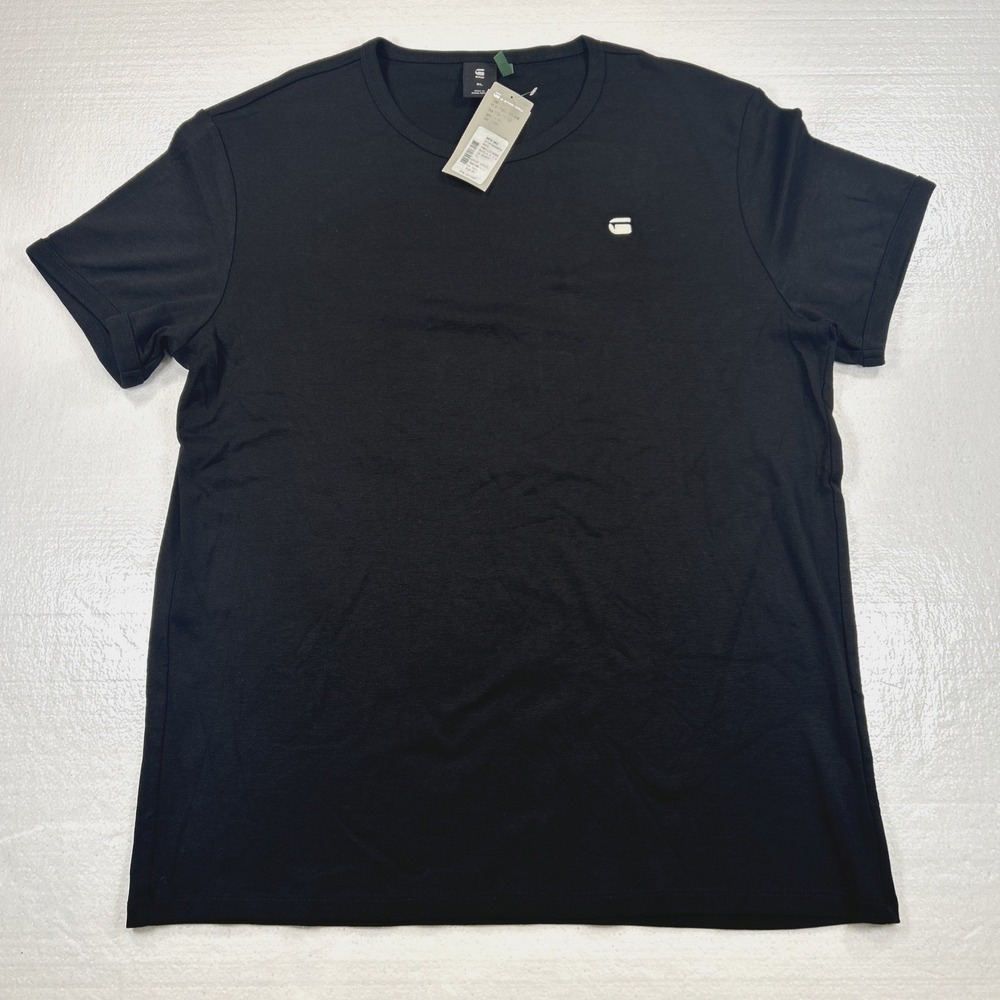 New G-Star Raw Shirt Men's Size XL Black Logo Organic Hip Hop Streetwear NWT